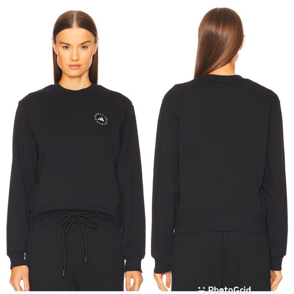 adidas by Stella McCartney Regular Sweatshirt in Black New with Tags! - Picture 1 of 7
